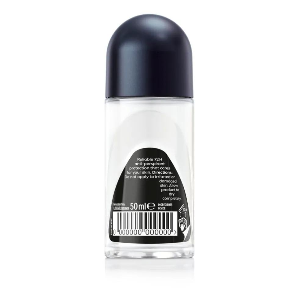 NIVEA Men Black & White Invisible Ultimate Impact Antitranspirant Roller