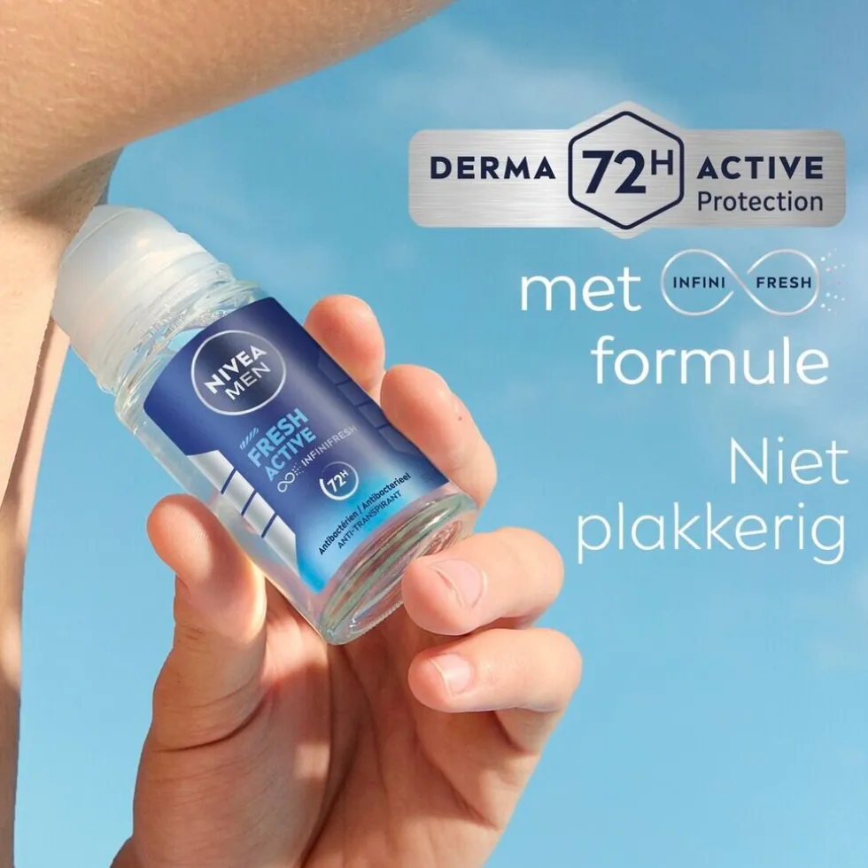 NIVEA Men Fresh Active Antitranspirant Roller