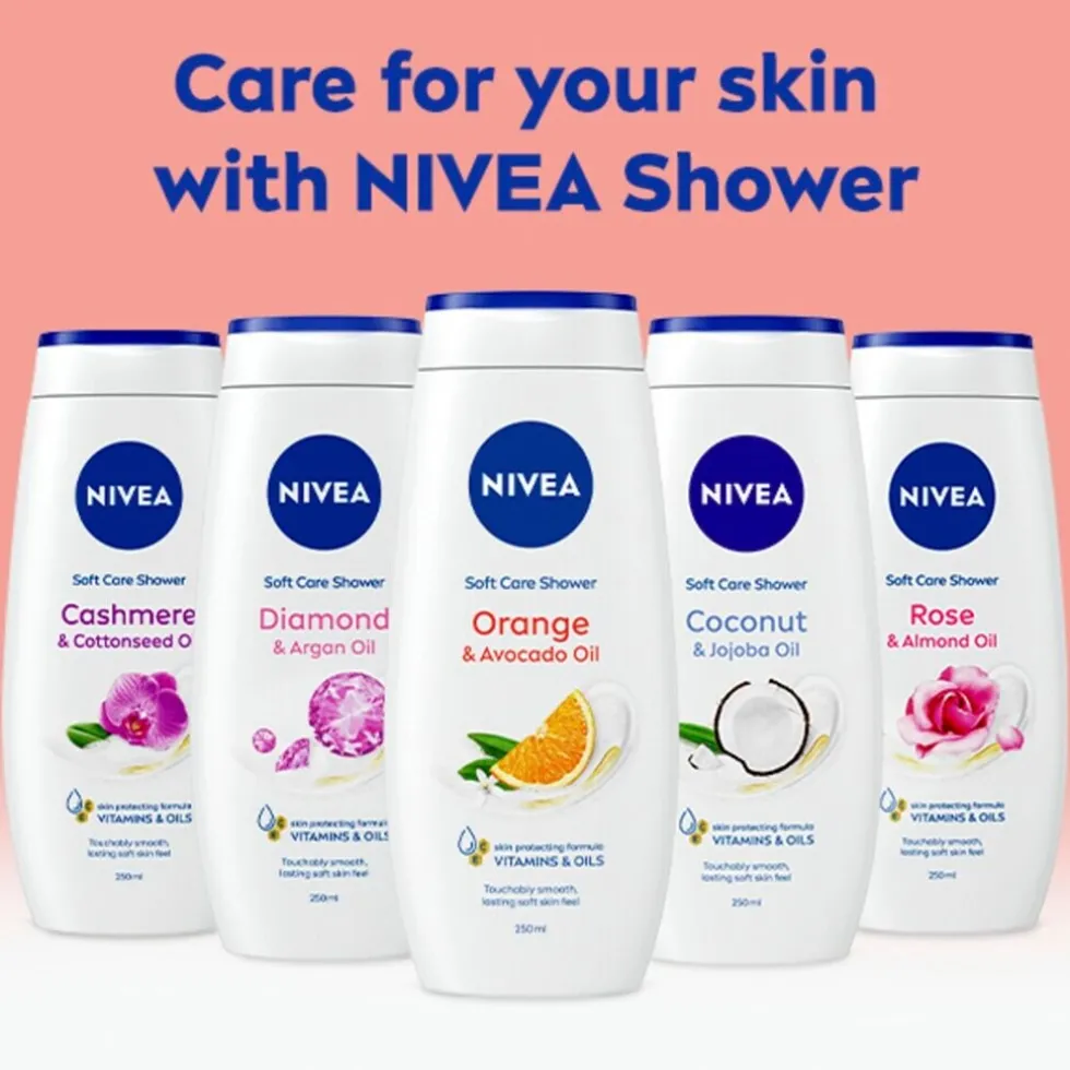 NIVEA Soft Care Shower Orange & Avocado Oil Douchegel
