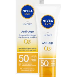 NIVEA Sun Uv Face Anti-Age Q10 SPF50 Zonnecrème