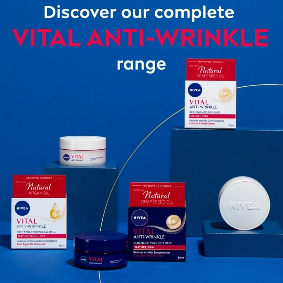 NIVEA Vital Anti-Rimpel Herstellende Nachtcrème