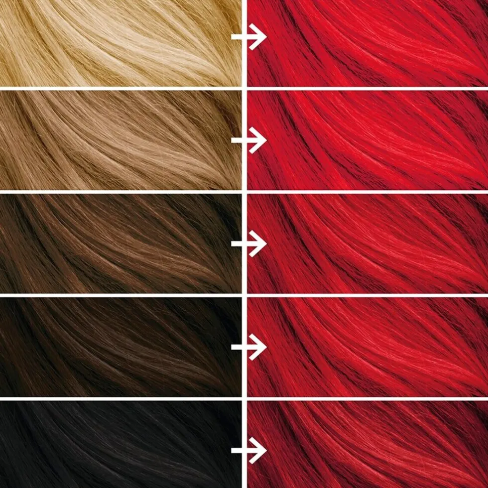 No Bleach London Vivid Red Permanent Vegan Dye Kit