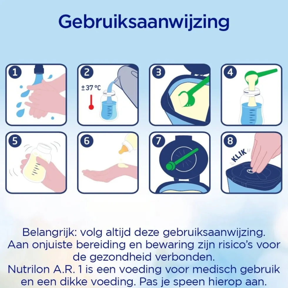Nutrilon A.R. 1 Dieetvoeding 0-6 Maanden