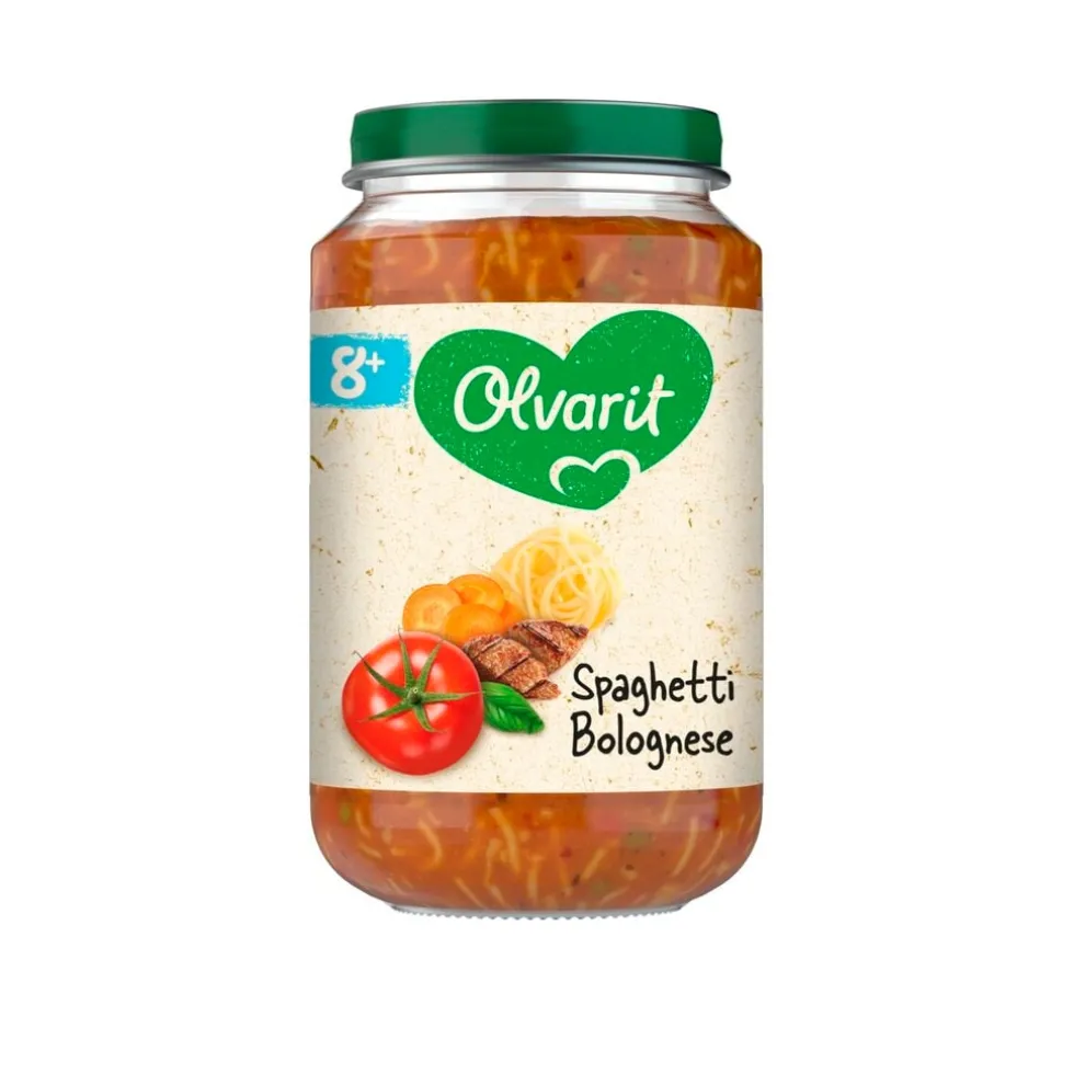 Olvarit 8+M Spaghetti Bolognese
