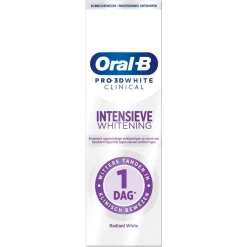 Oral-B Pro 3D White Clinical Intensieve Whitening Radiant White Tandpasta