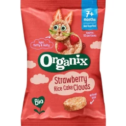Organix Bio 7M+ Strawberry Rice Cake Clouds