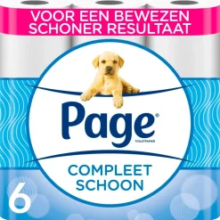 Page Compleet Schoon Toiletpapier