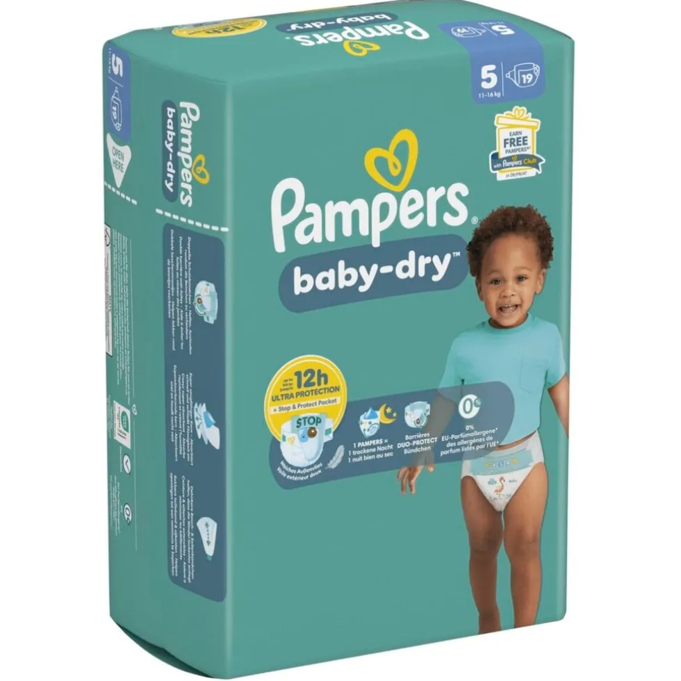Pampers Baby-Dry Maat 5 Luiers