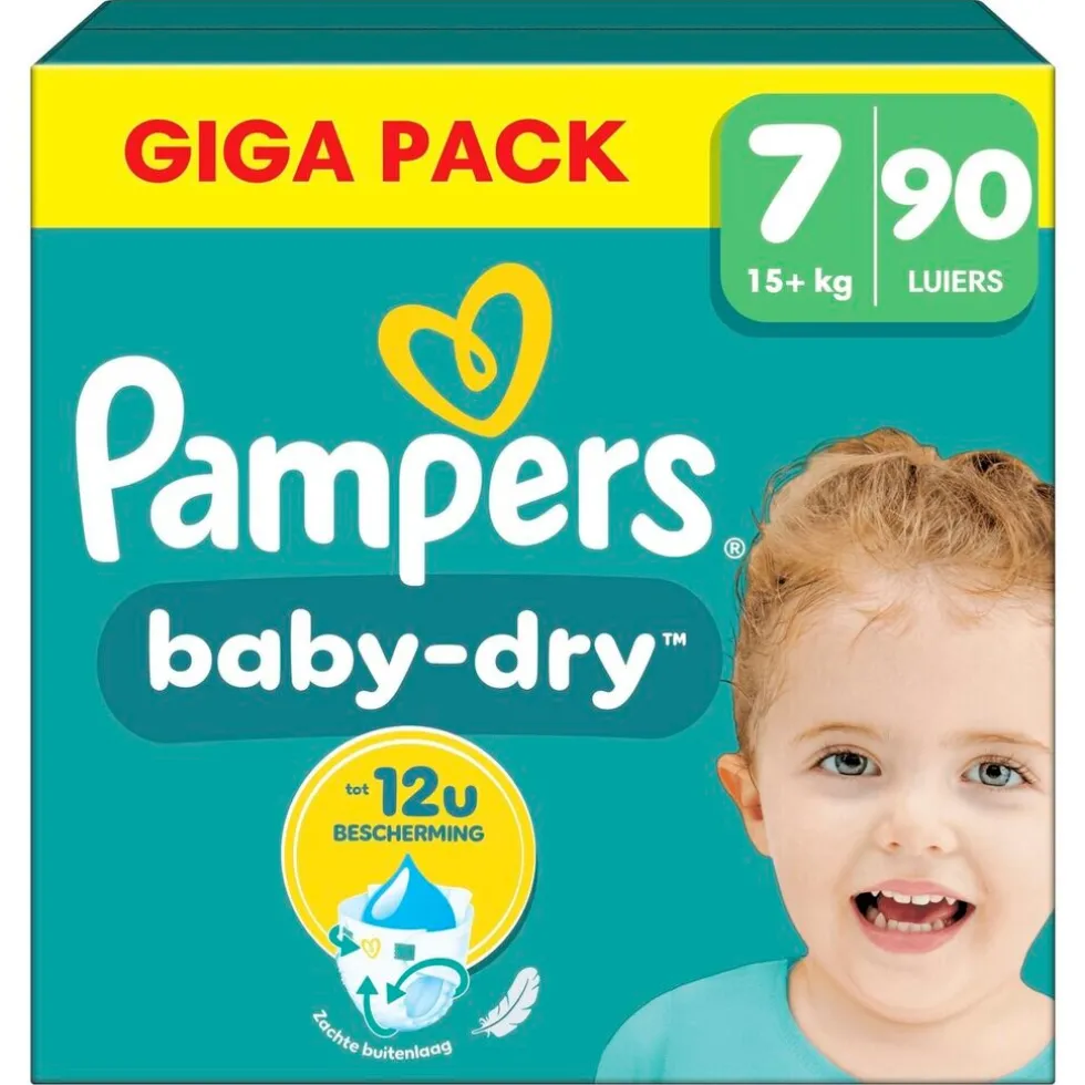 Pampers Baby-Dry Maat 7 Luiers