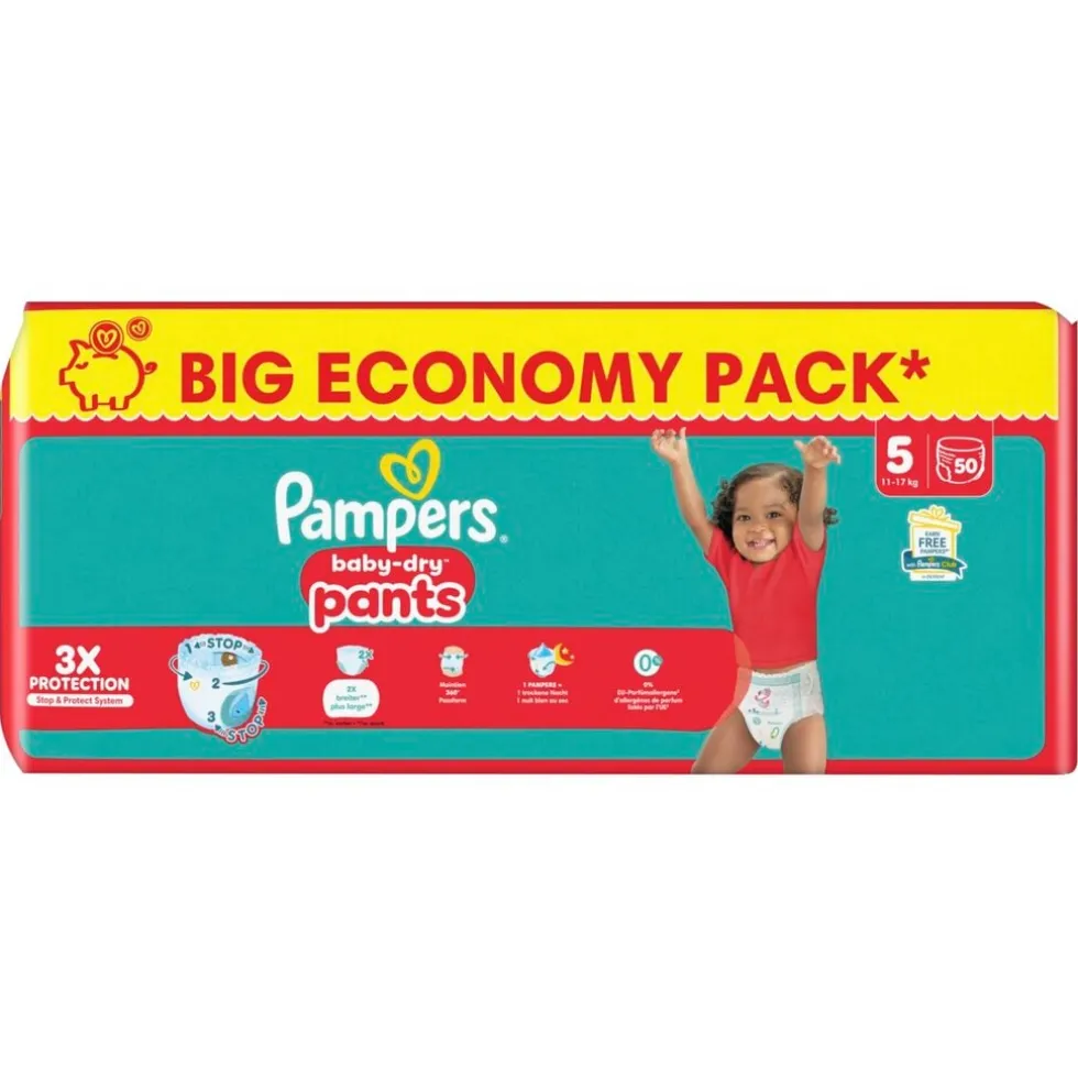 Pampers Baby-Dry Pants Maat 5 Luierbroekjes
