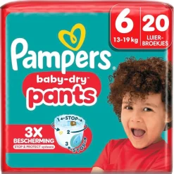 Pampers Baby-Dry Pants Maat 6 Luierbroekjes