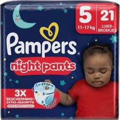Pampers Night Pants Maat 5 Luierbroekjes