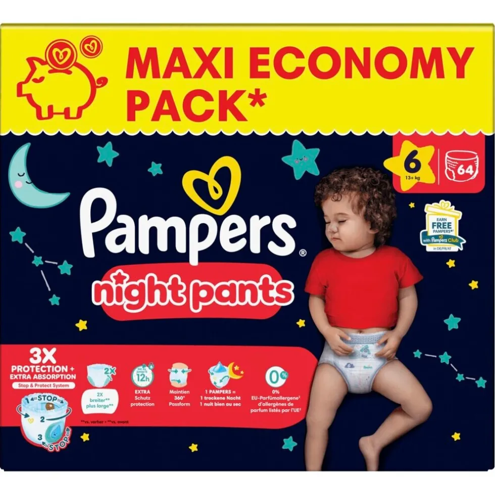 Pampers Night Pants Maat 6 Luierbroekjes