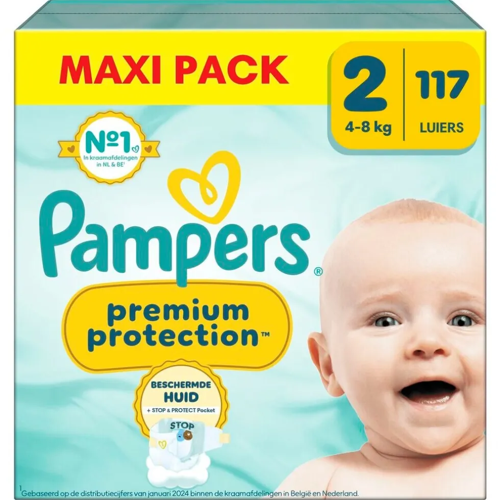 Pampers Premium Protection Maat 2 Luiers