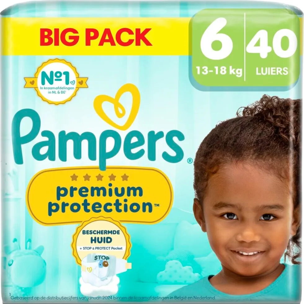 Pampers Premium Protection Maat 6 Luiers
