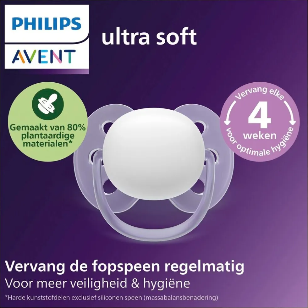 Philips Avent Ultra Soft SCF091/43 Fopspeen