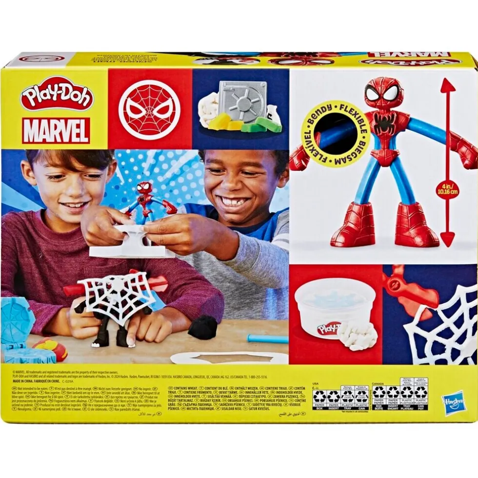 Play-Doh Marvel Spider-Man Launch & Slice Battle Kleiset