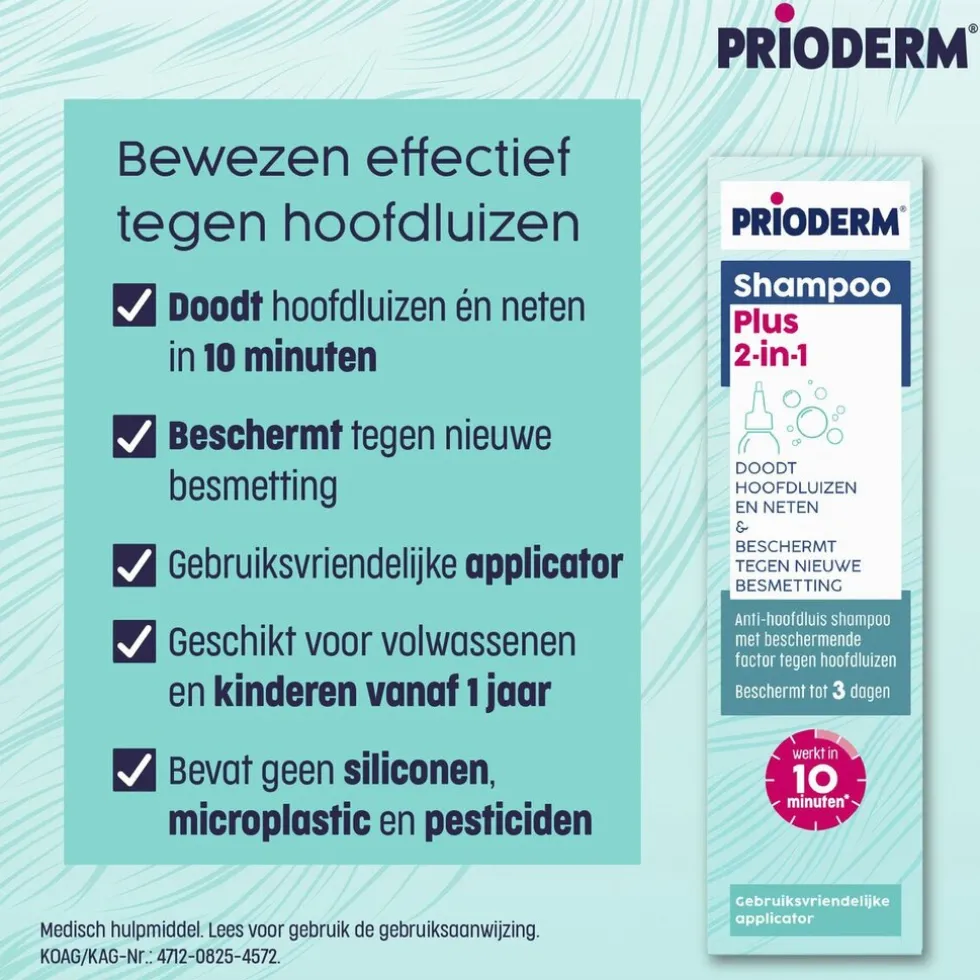 Prioderm Shampoo Plus Anti-hoofdluisshampoo