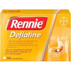 Rennie Deflatine Kauwtabletten