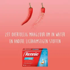 Rennie Pepermunt Kauwtabletten