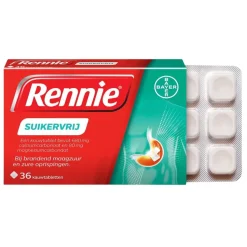 Rennie Suikervrij Kauwtabletten