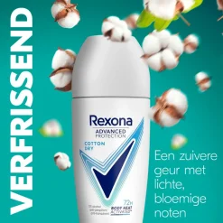 Rexona Advanced Protection Cotton Dry Antitranspirant Roller