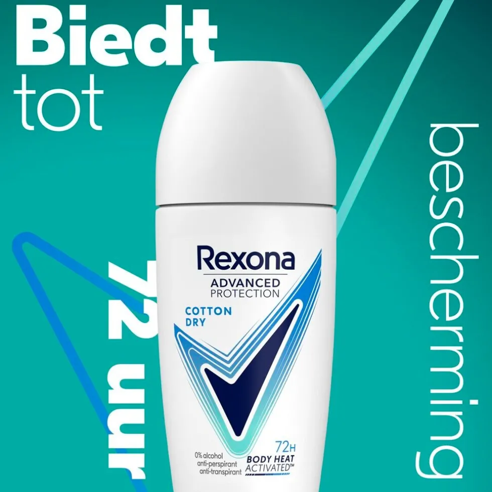 Rexona Advanced Protection Cotton Dry Antitranspirant Roller