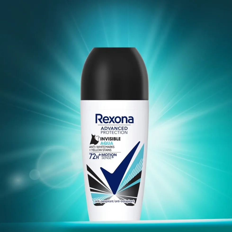 Rexona Advanced Protection Invisible Aqua Antitranspirant Roller