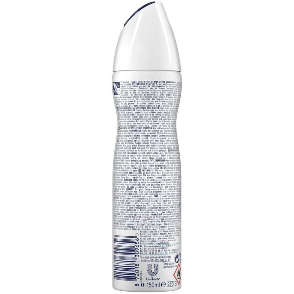 Rexona Women Invisible Aqua Antitranspirant Spray