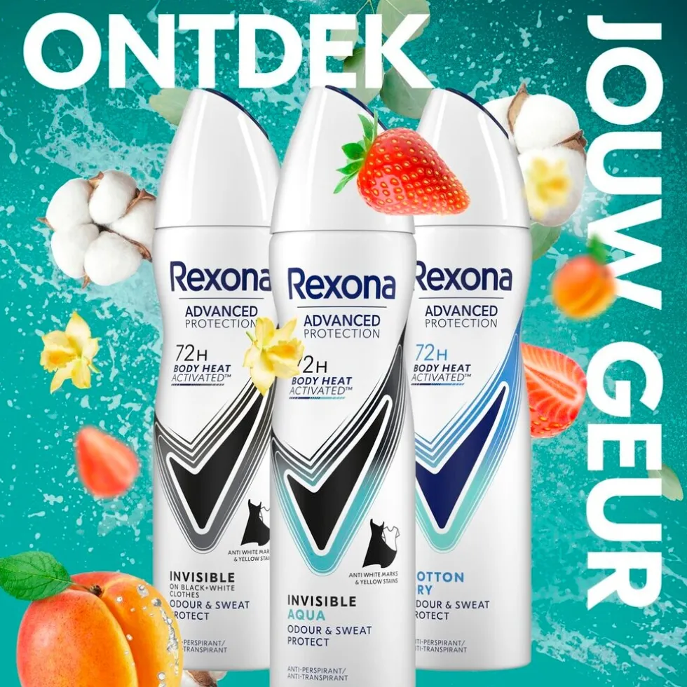 Rexona Women Invisible Aqua Antitranspirant Spray