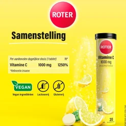 Roter Vitamine C 1000 mg Citroen Bruistabletten