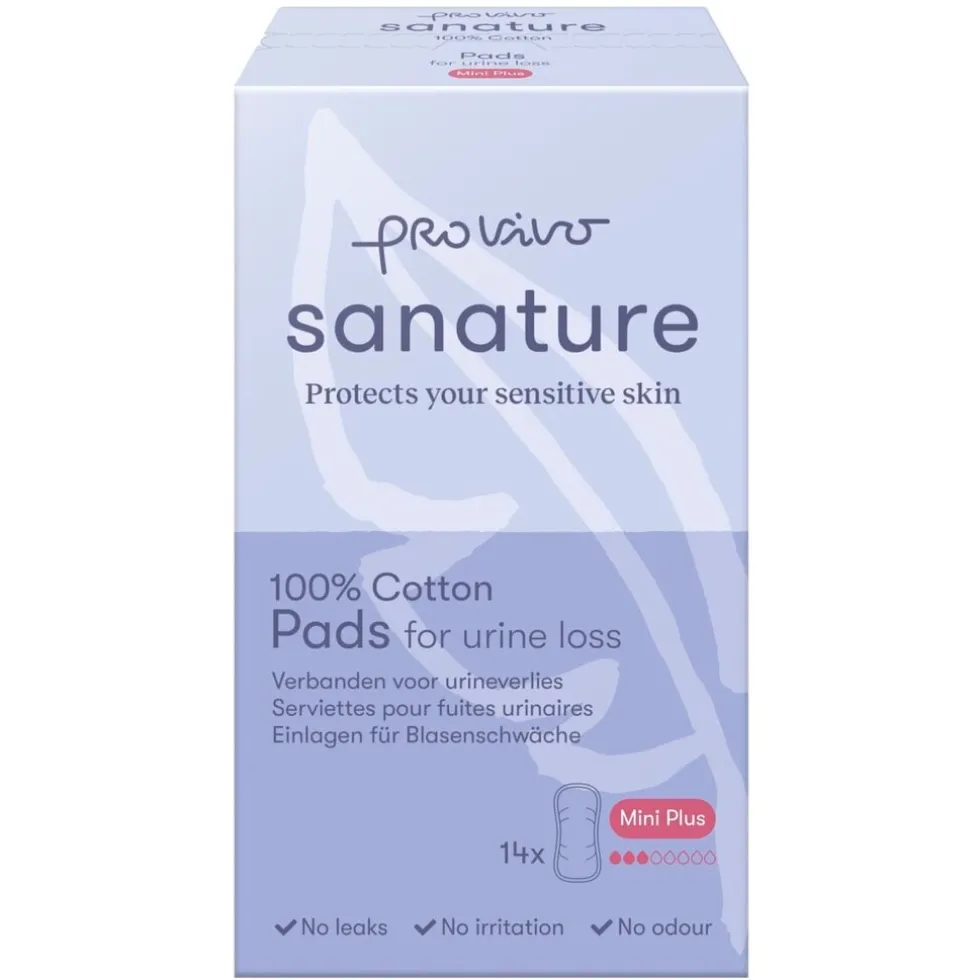 Sanature Pro Vivo 100% Katoenen Mini Plus Incontinentieverband
