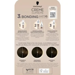 Schwarzkopf Creme Supreme 4-0 Natuurlijk Donkerbruin Verzorgende Crèmekleuring