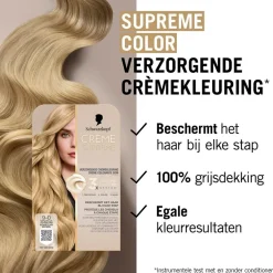 Schwarzkopf Creme Supreme 9-0 Natuurlijk Lichtblond Verzorgende Crèmekleuring