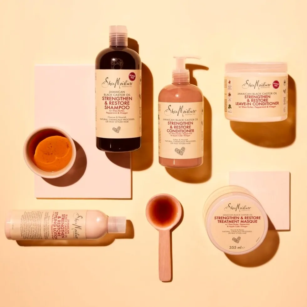 SheaMoisture Jamaican Black Castor Oil Strenghten & Restore Treatement Masker