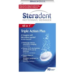 Steradent Triple Action Plus Reinigingstabletten