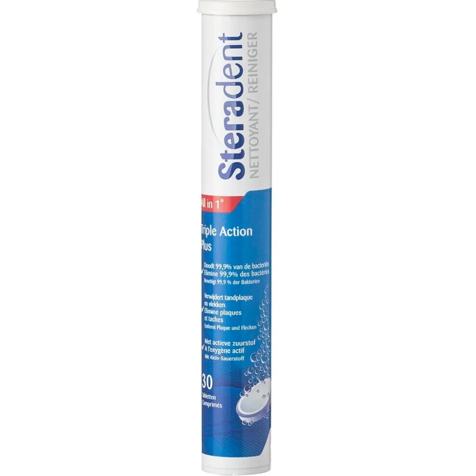 Steradent Triple Action Plus Bruistabletten
