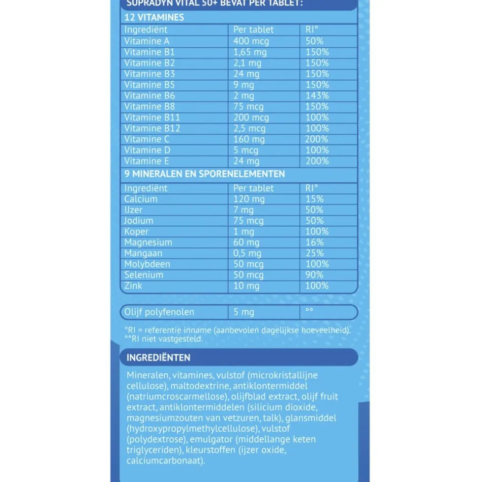 Supradyn Vital 50+ Tabletten