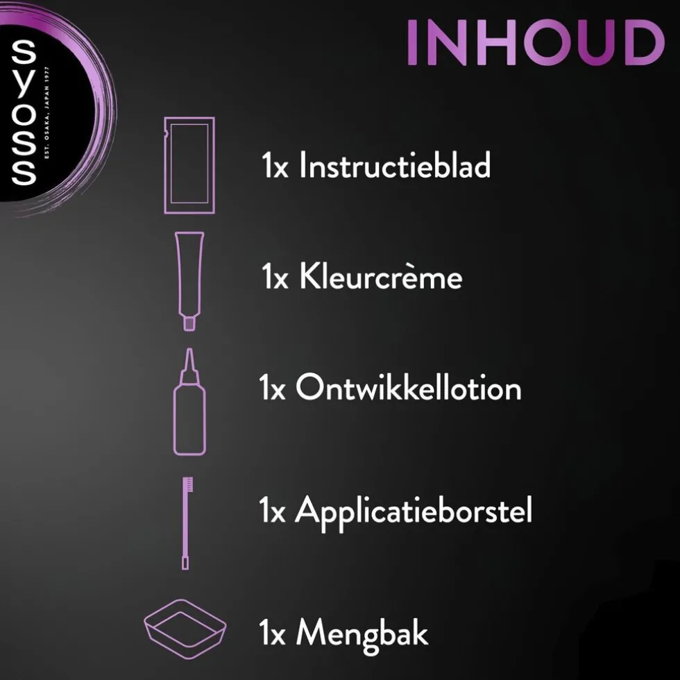 Syoss Brow Tint Donkerbruin Permanente Wenkbrauwverf