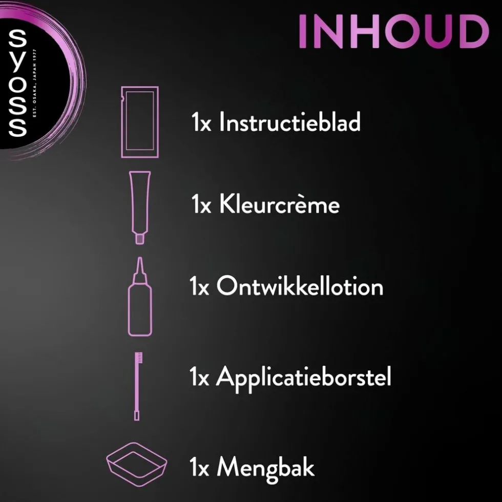 Syoss Brow Tint Lichtbruin Permanente Wenkbrauwverf