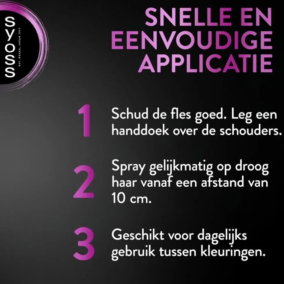 SYOSS Donker Bruin Uitgroeispray