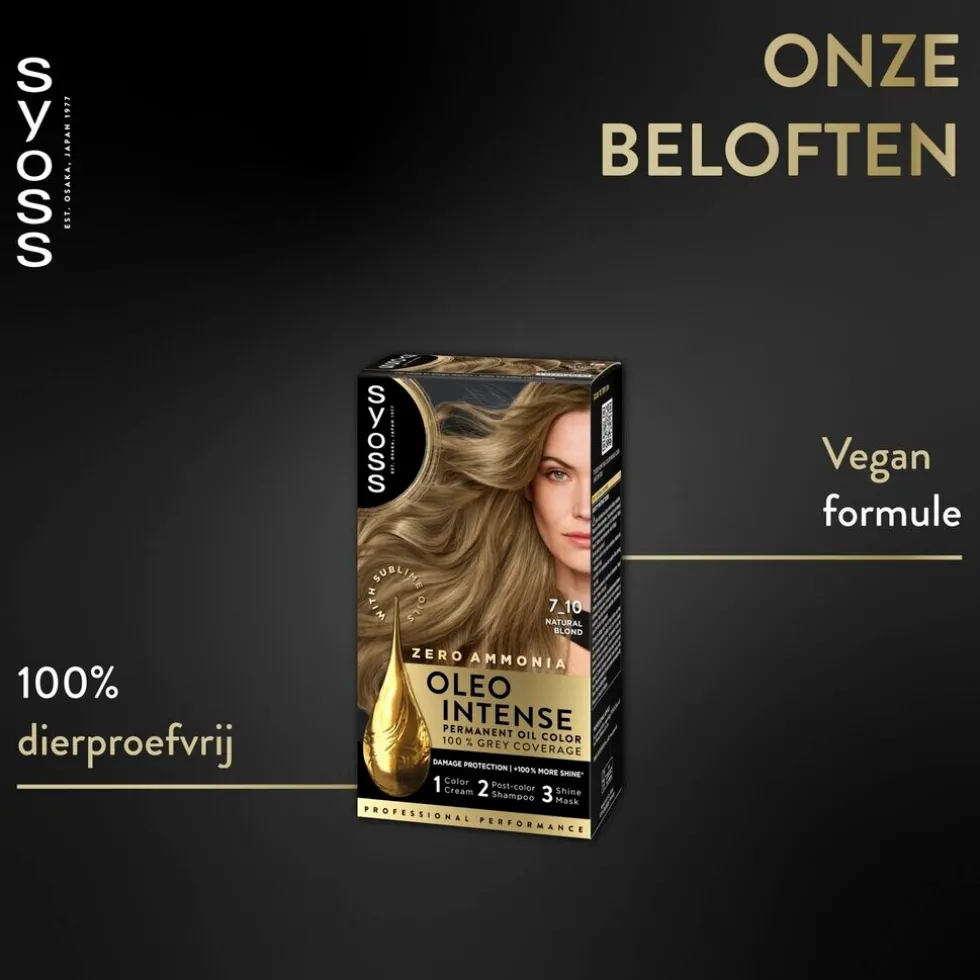 Syoss Oleo Intense 7-10 Natuurlijk Blond Haarkleuring