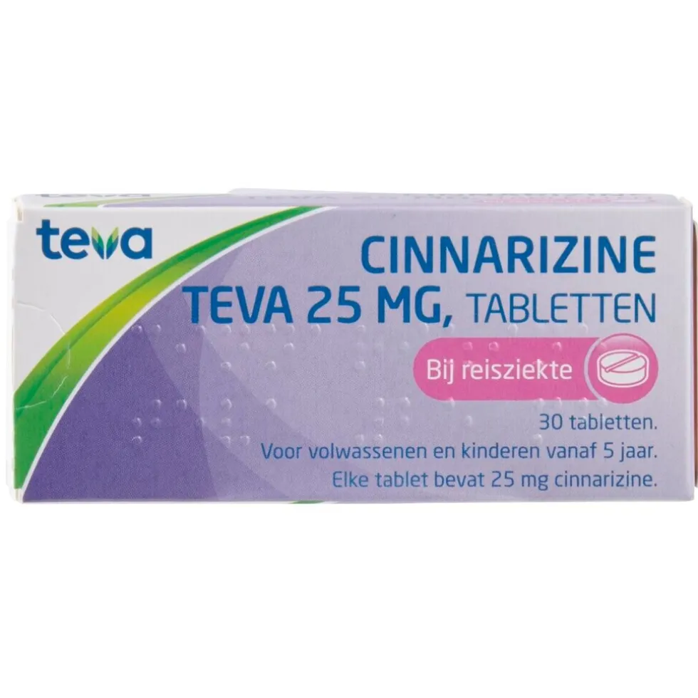 Teva Cinnarizine 25mg Tabletten