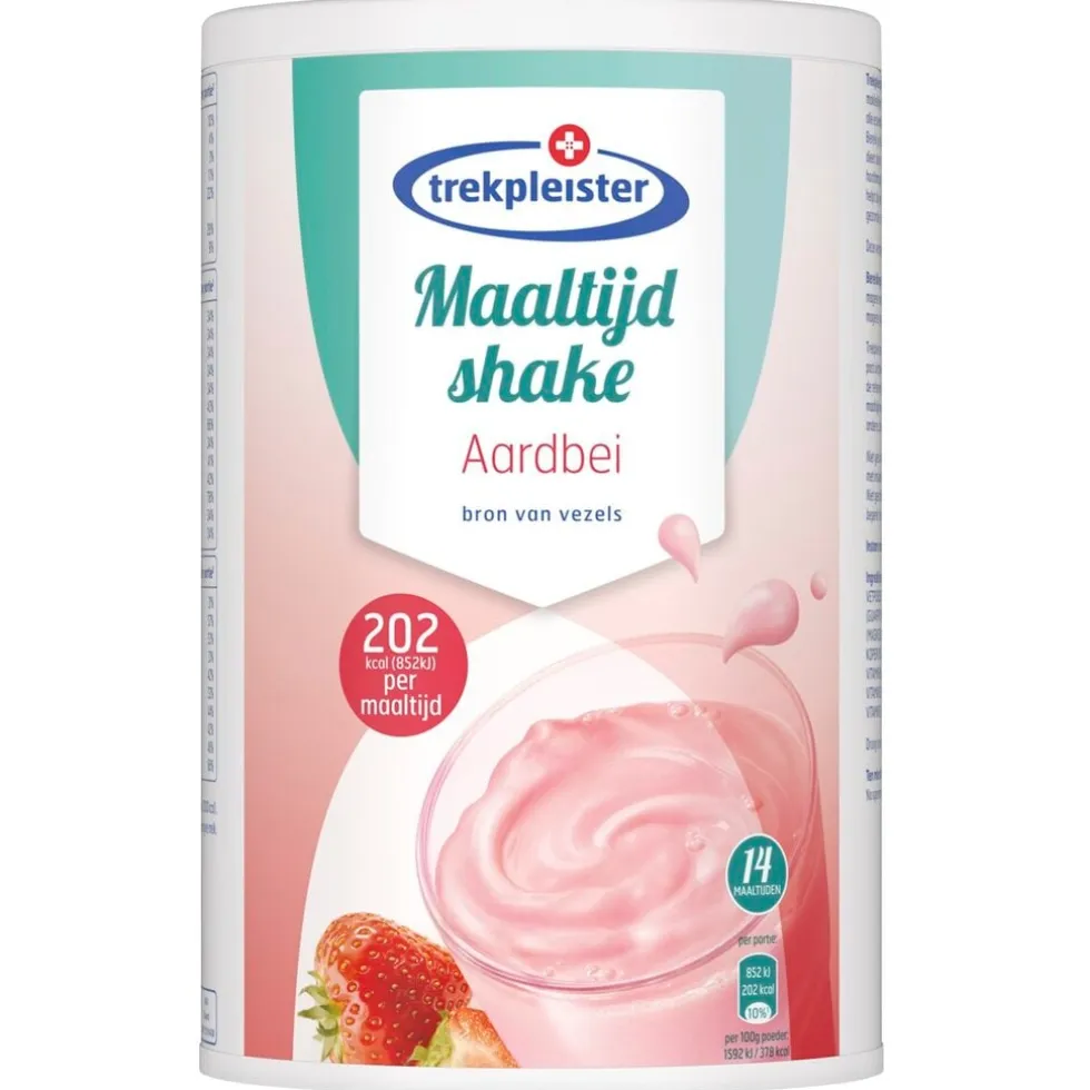 Trekpleister Aardbei Maaltijdshake