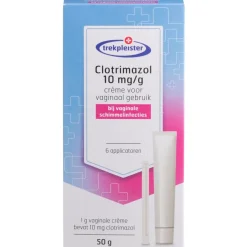 Trekpleister Clotrimazol 10 mg/g Vaginale Crème