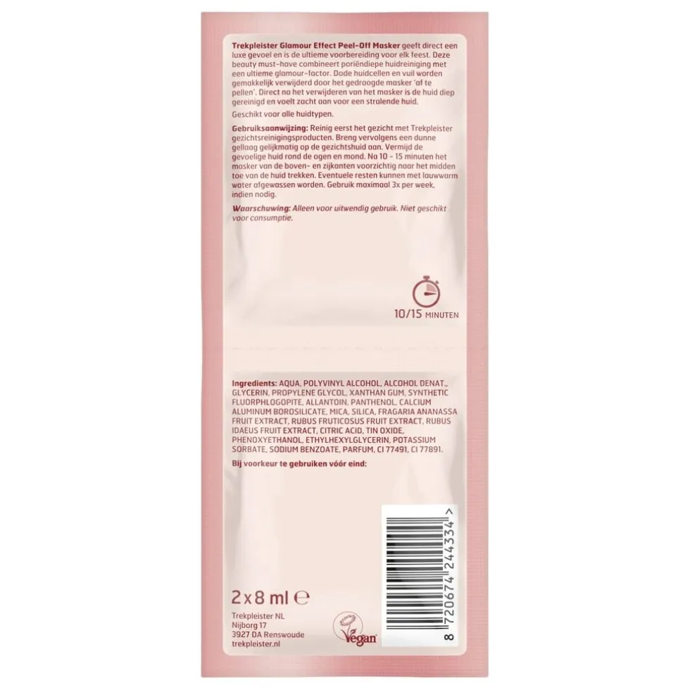 Trekpleister Glamour Effect Peel-Off Masker