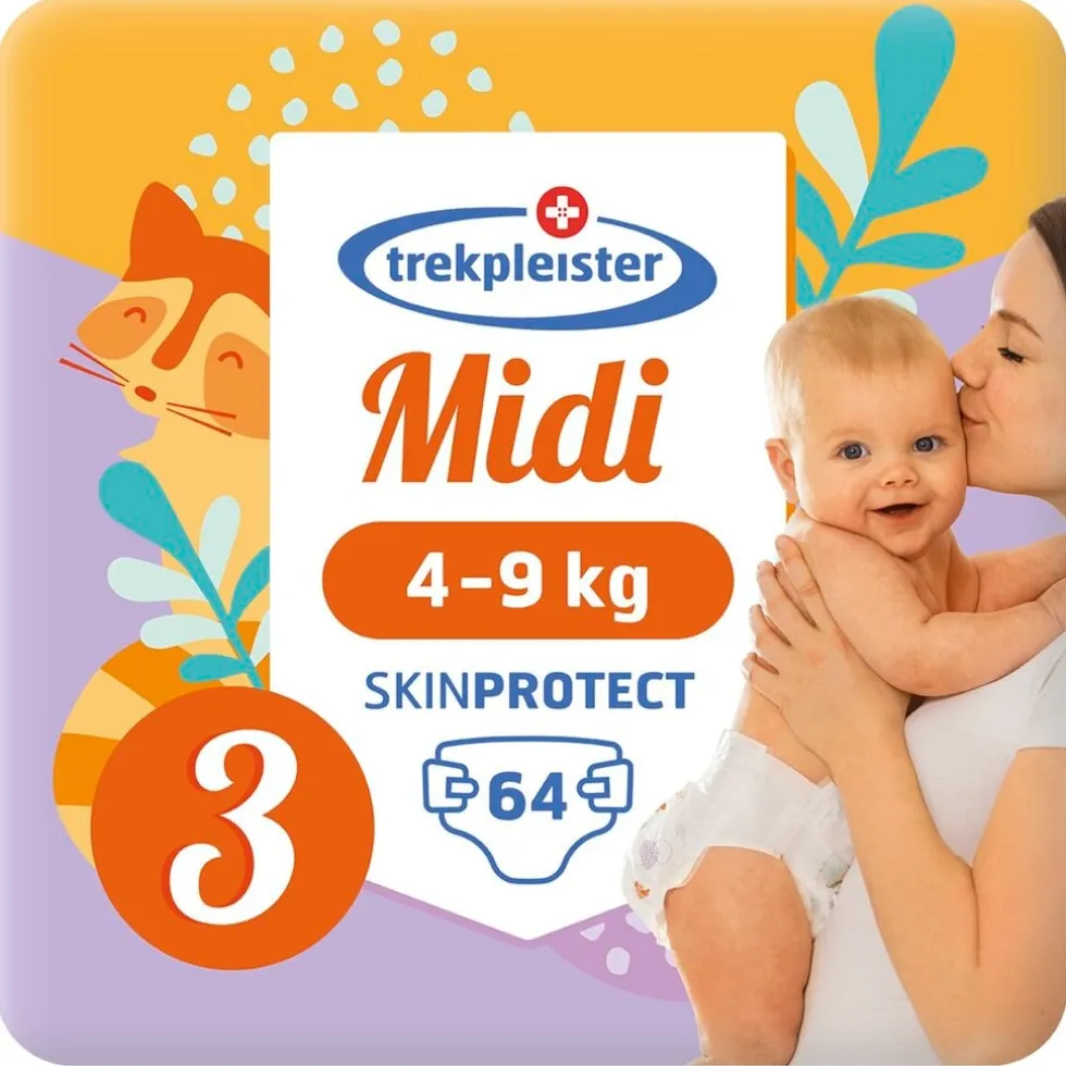 Trekpleister Maat 3 Midi Valuepack Luiers