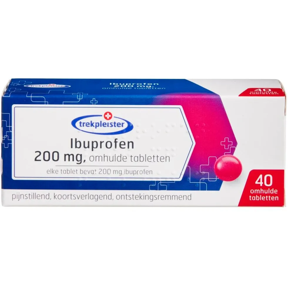Trekpleister 200mg Ibuprofen Omhulde Tabletten