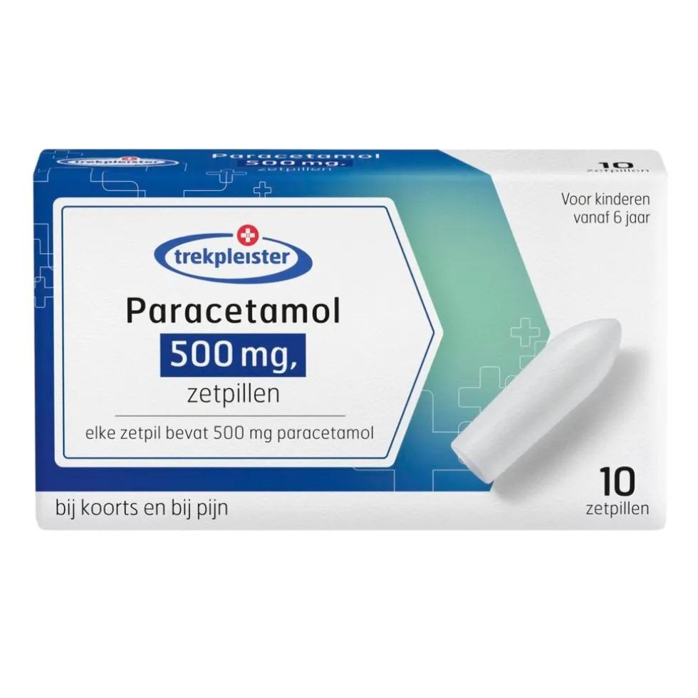 Trekpleister Paracetamol 500 Mg Zetpillen
