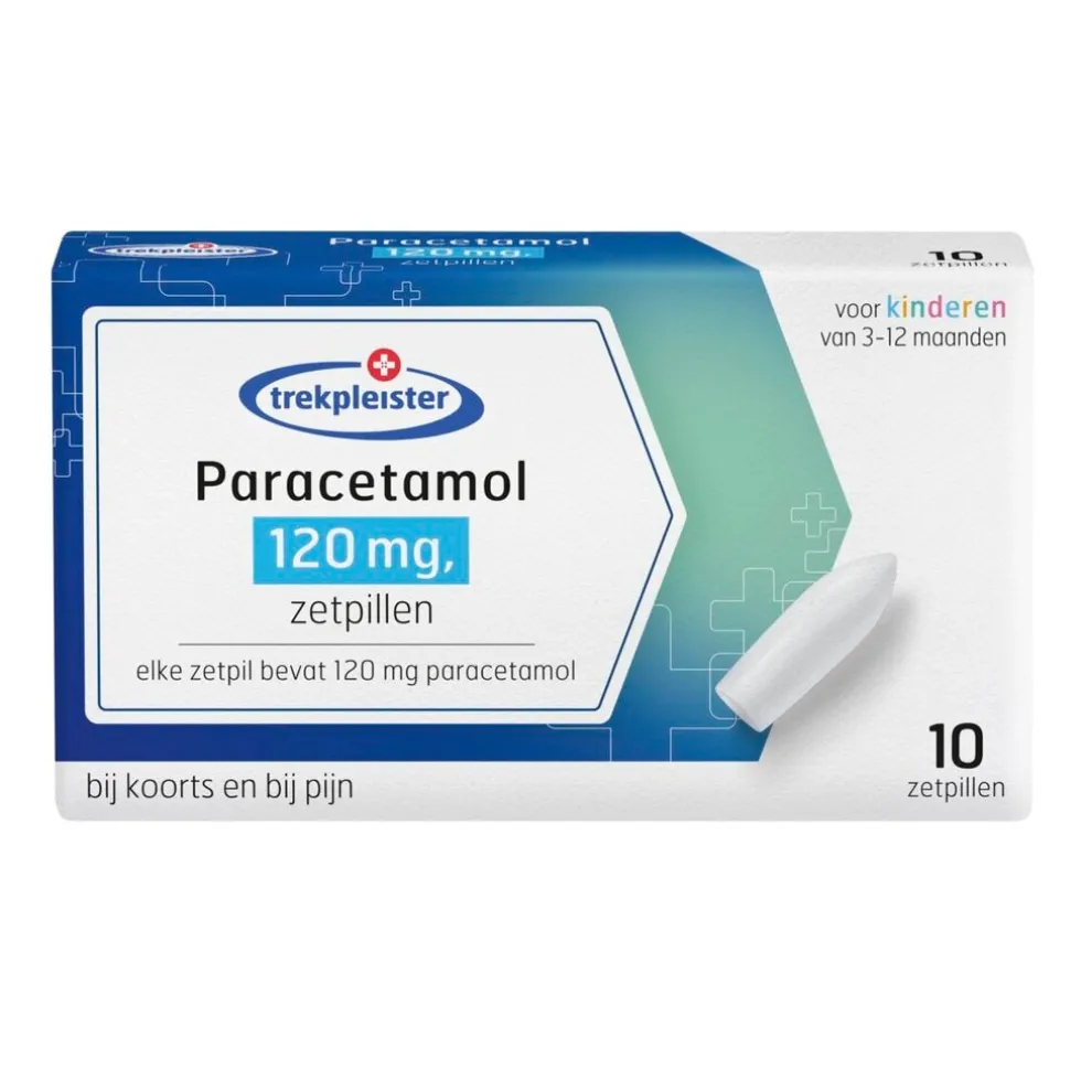 Trekpleister Paracetamol 120 Mg Zetpillen